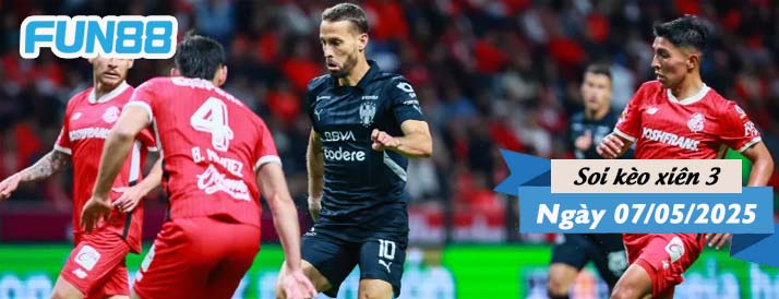 Kèo xiên 3 hôm nay 07/05/2025: Kịch tính Tứ kết Liga Mexico
