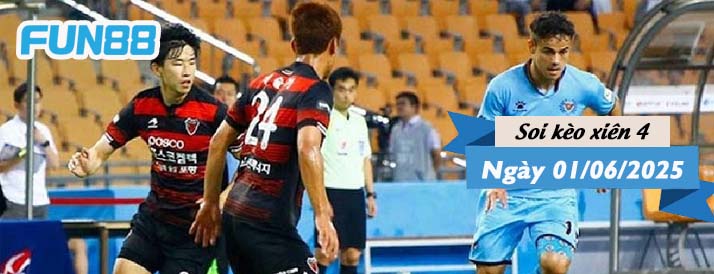 Kèo xiên 4 hôm nay 01/06/2025: Cửa sáng cho các đội chủ nhà
